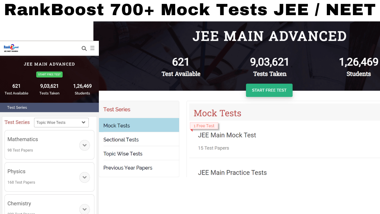 RankBoost Test Series Includes : image
